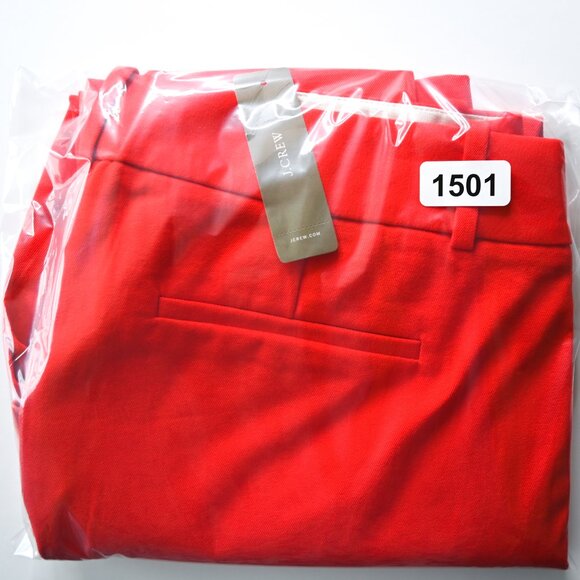 J. CREW Orange Stretch Minnie Ankle Pants - Size 8 - NWT - Picture 8 of 8